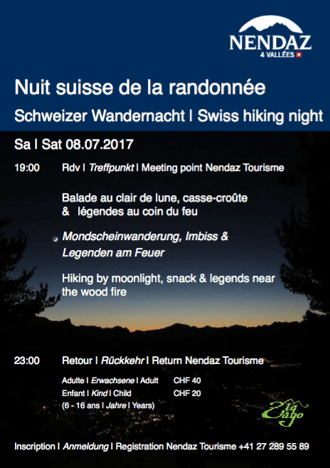 Nuit Suisse de la randonnée