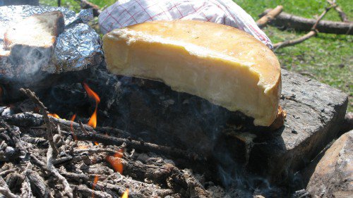 raclette au feu de bois