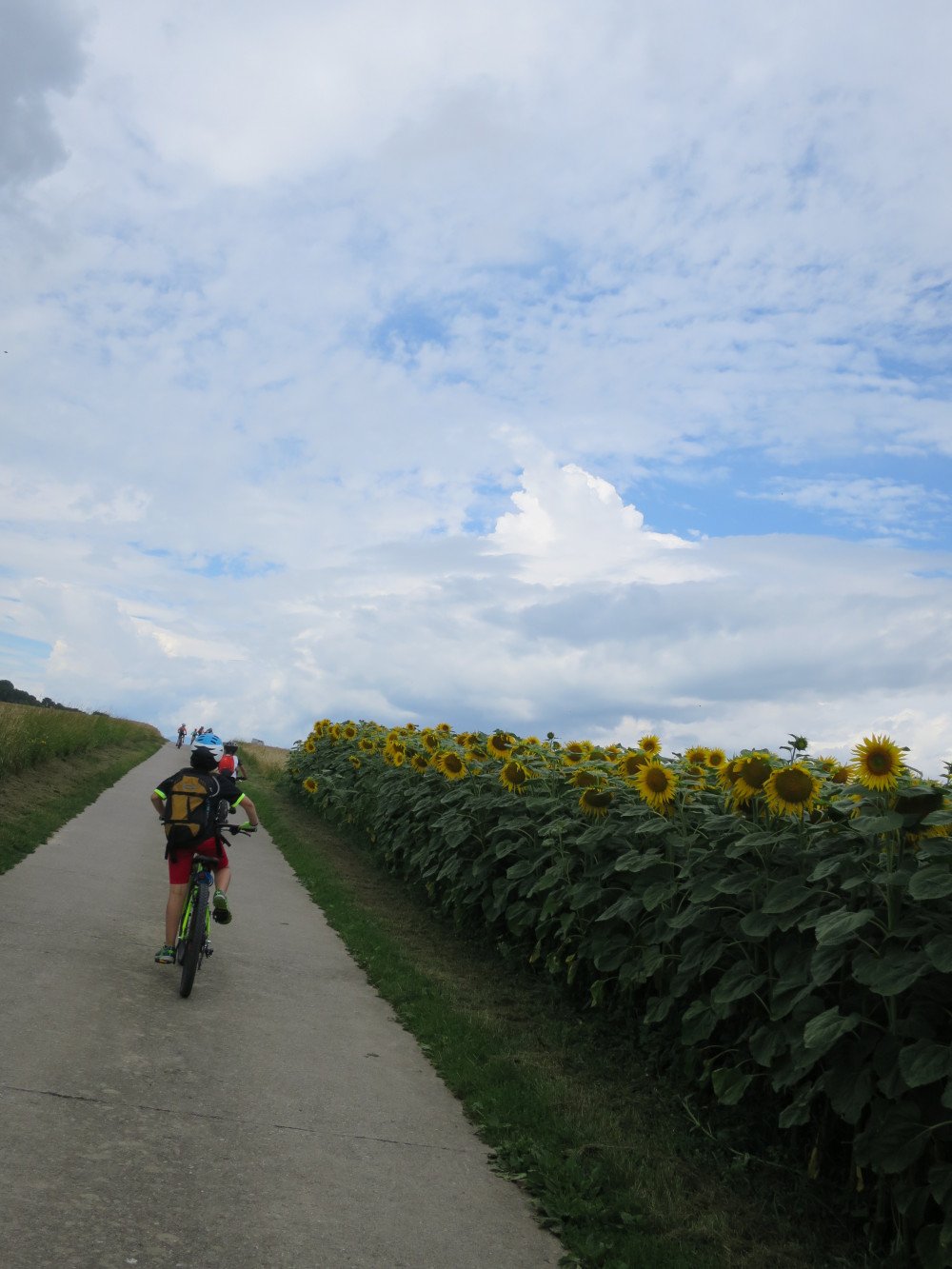 camp itinérant à vélo du 9 au 14.07.2017